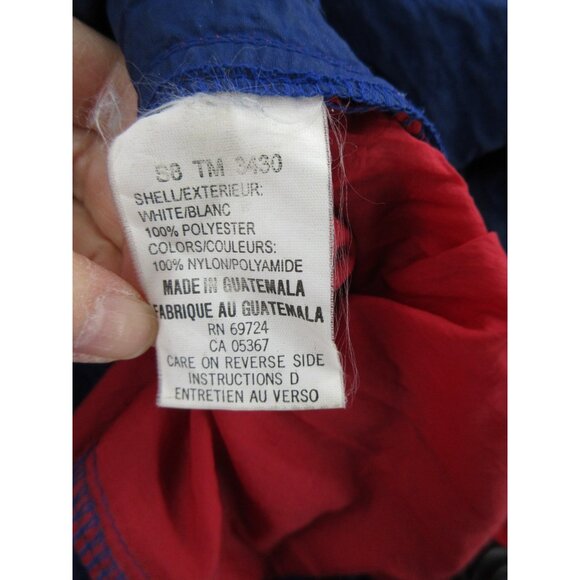 VINTAGE Columbia Jacket Medium Windbreaker Colorblock 90s Packable * - Picture 14 of 15